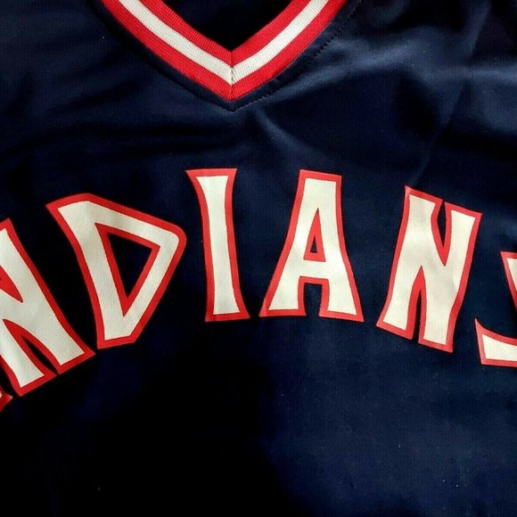 Cleveland Indians Jersey Throwback Logo Pullover - Picture 4 of 6